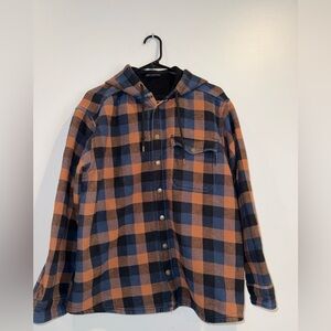 Plaid Hooded Flannel hoodie